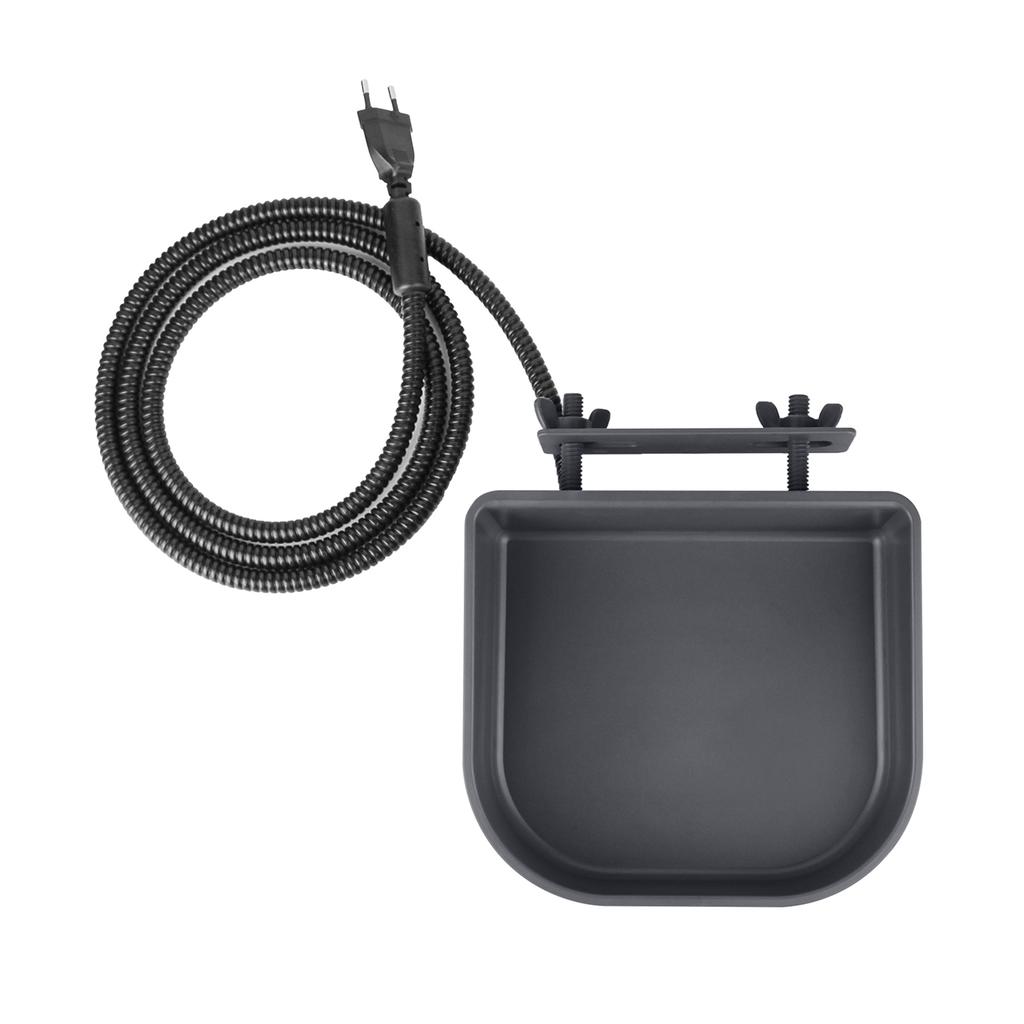 Plastic Heated Pet Bowl Hanging Dog Water Bowl Pet Heated Bowl for Rabbits Dogs Cats and All Breed Sizes