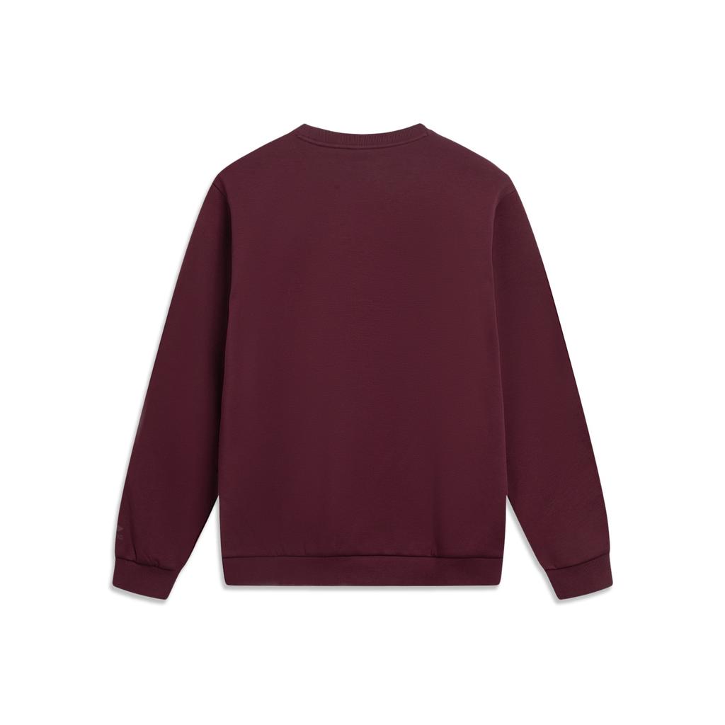 Li Ning Sports Lifestyle Series Round Neck Logo Couple Sweatshirt Unisex sweatshirt AWDVC63-10