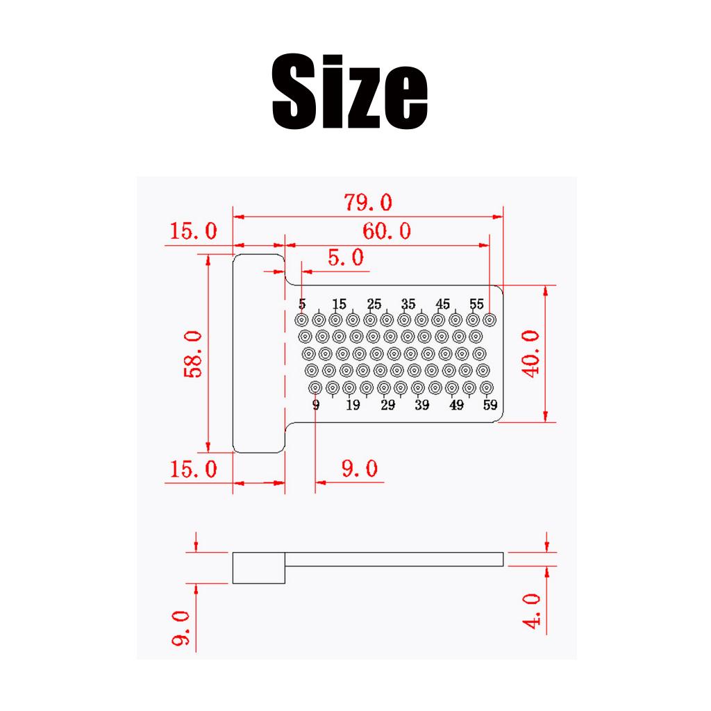 Hole Positioning Scriber Gauge Woodworking Measuring Tools Parallel Marking Ruler for Carpenter DIY