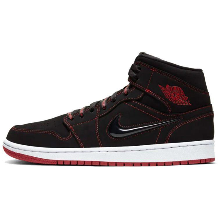 

Мужские кроссовки Air Jordan 1 Mid Come Fly With Me черные, красные, белые CK5665-062