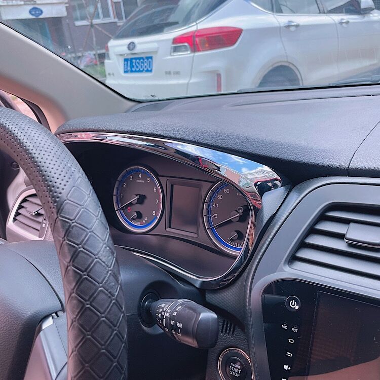 For Suzuki SX4 S-Cross SCross 2014 2015 2016 2017 2018   ABS Car Trument Panel Cover Dashboard Frame Trim Accessories