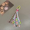 Sweet Keychain Featuring Creative Designing Hand Woven Key Chain Ornament Pendant For Everyday Use and Bag Decoration