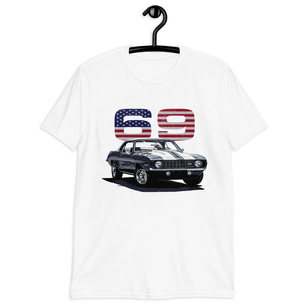 1969 69 Camaro Chevy Muscle Cars American Collector Car Gift T-Shirt XXL
