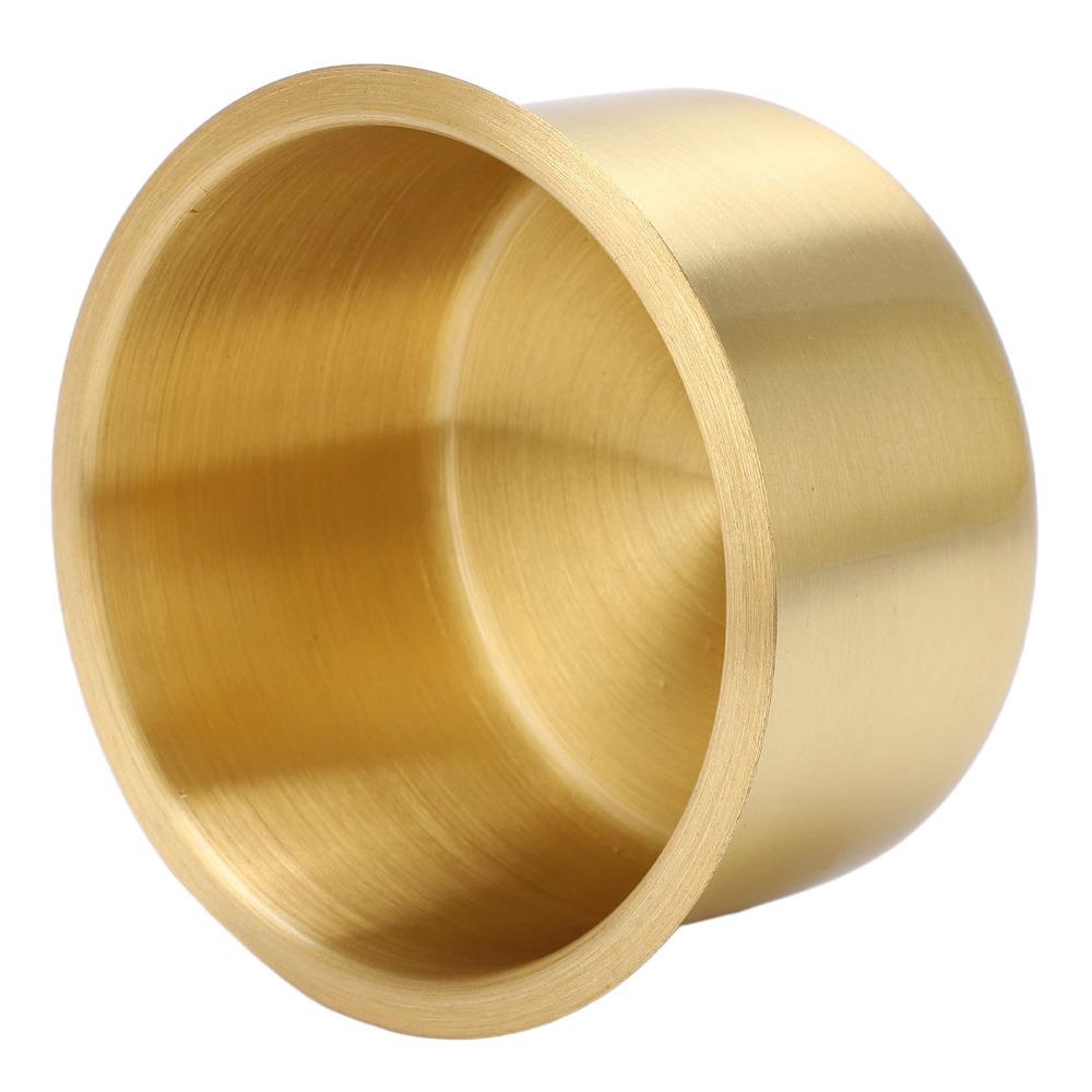 Stainless Steel Drink Bottle Stand Brass Plating Bottle Mount Universal Cup Holder  Yacht