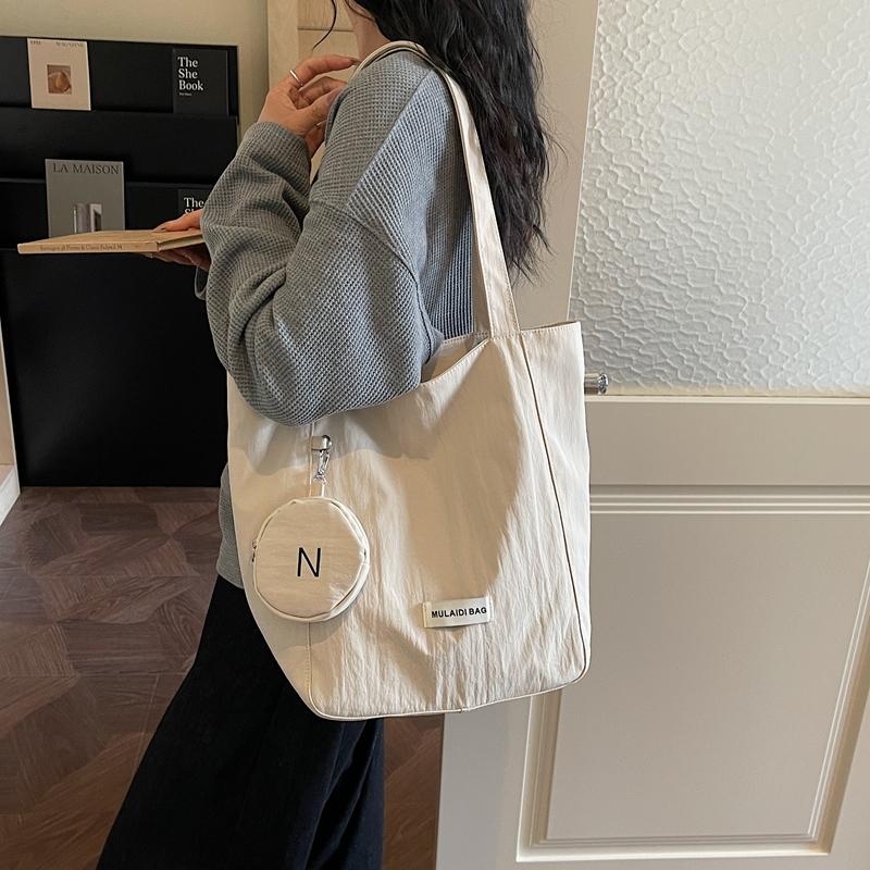 Einfarbige Handtasche Damen Umhängetasche Pendler Unterarmtasche