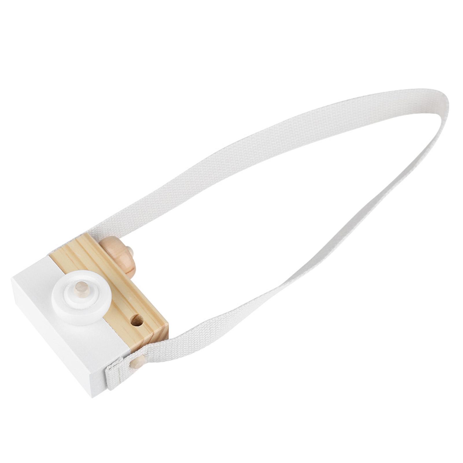 Wooden Handmade Camera Toy for Kid Child Learning Intelligent Toys(White) белый