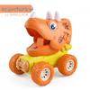 Cross-Border Cute Dinosaur Pull-Back Toy Car for Kids - Press-and-Go Inertia Vehicle