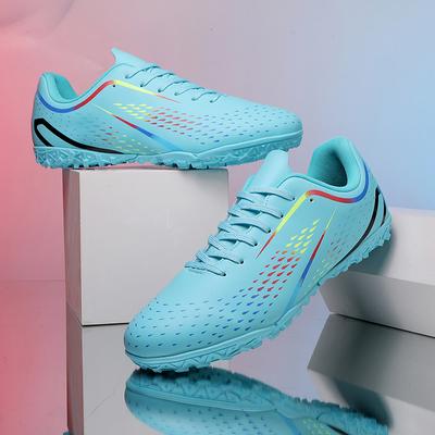 Grote Mat Voetbalschoenen Heren Hoge Top Student Spel Training Schoenen Kunstgras Lange Noppen Kokarde Schoenen Trainingsschoen