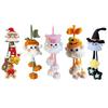 Halloween Crochet Kit Crochet Ghost Bag Charm DIY Kit Crochet Project Ghost Hanging Decoration Craft Set for Crochet Lovers