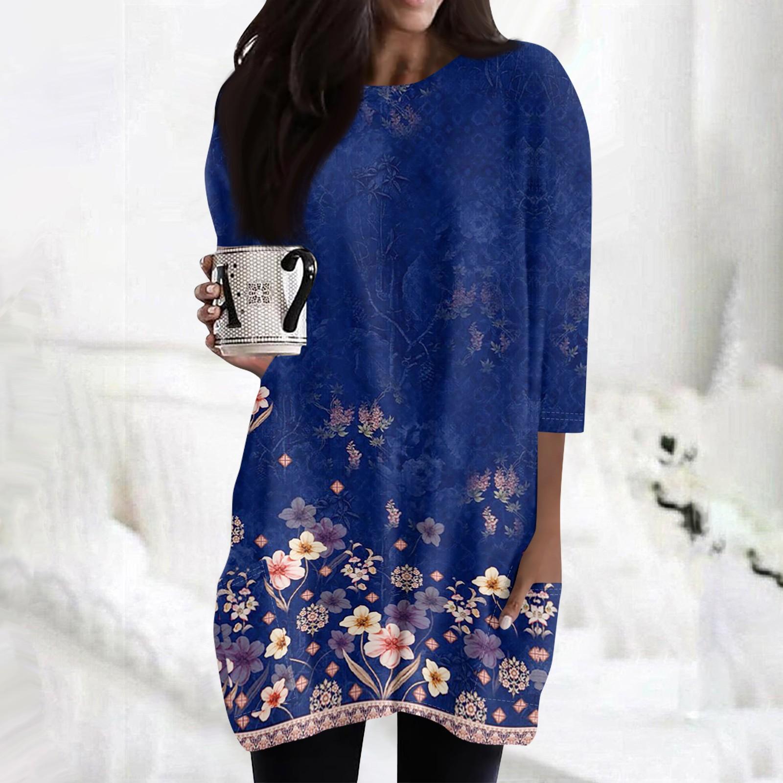 Женские повседневные рубашки с рукавами 3/4 — фото 17