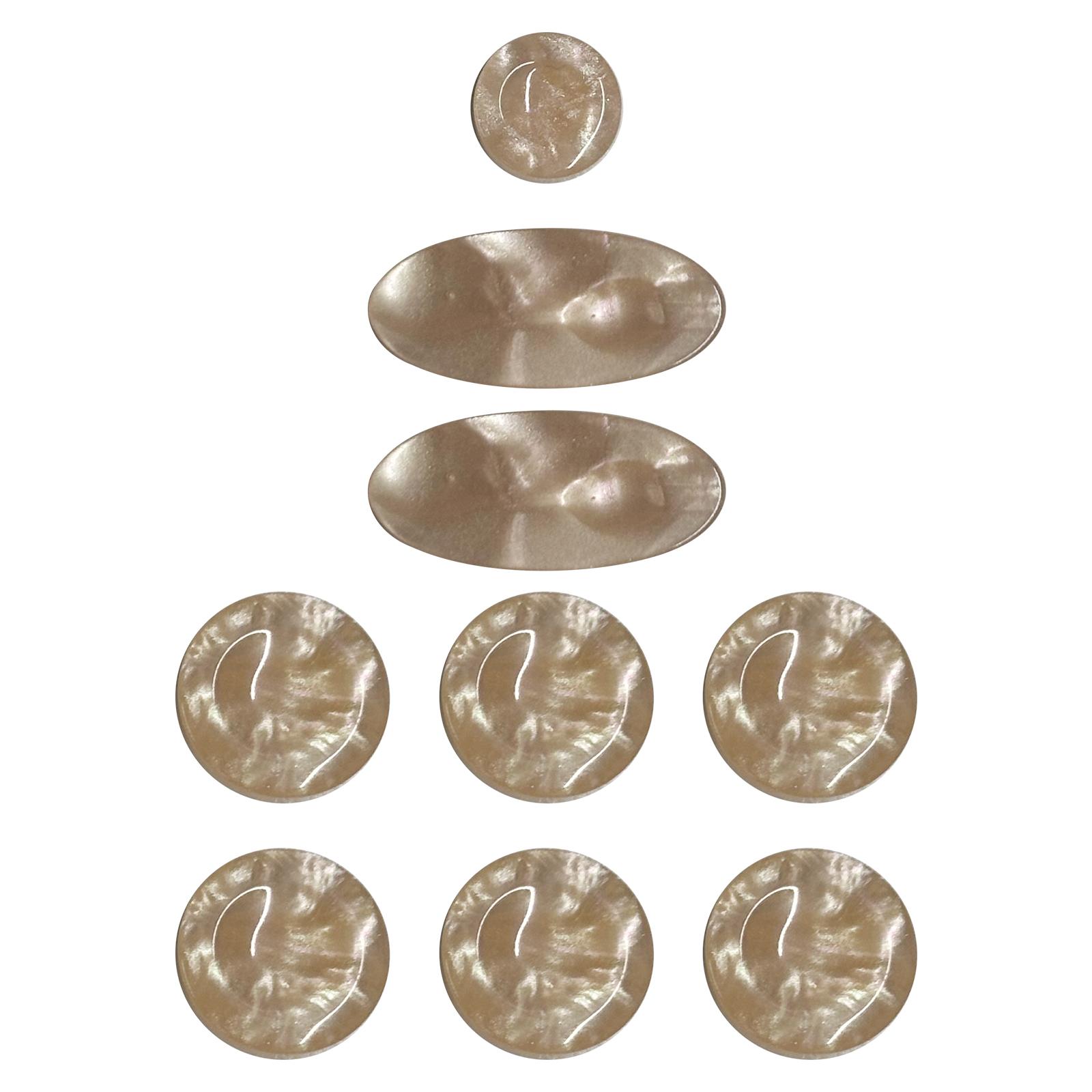 

Sax Key Inlays Replacement Pearls Key Buttons Inlays Musical Instruments Sax Accessories for Alto Tenor Soprano Sax бежевый