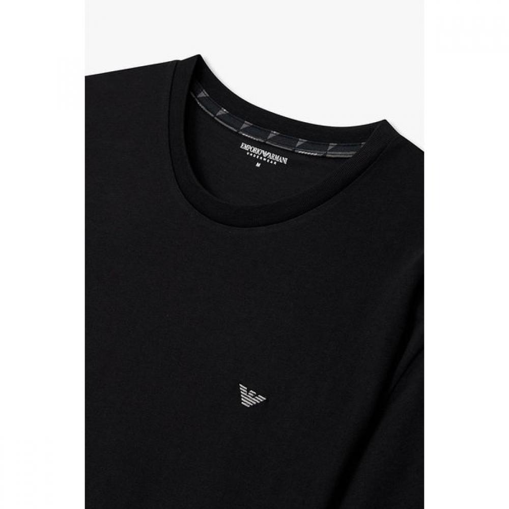 Emporio Armani Men S Eagle Embroidered ShorT Sleeve T ShirT 0815334003