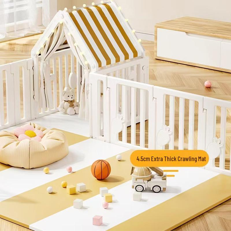 Baby Playpen with Crawling Mat for Indoor Use