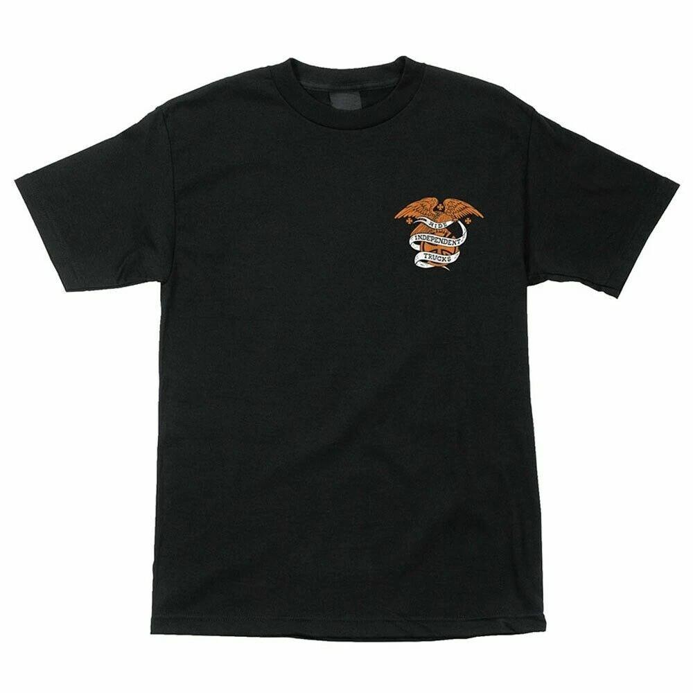 Independent Trucks ADLER SEAL Skateboard T Shirt BLACK S