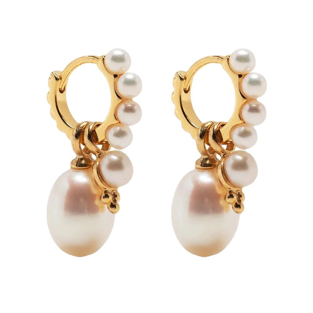 Summer Removable Pearl Earrings Hoops Retro Earrings Women'S Niche Ear Buckles A Variety Of Ways To Wear Studs