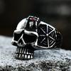 Anelli a Teschio Gotici Multistile per Uomo Acciaio Inossidabile Biker Motociclista Gioielli Anello Festa di Halloween Dropshipping