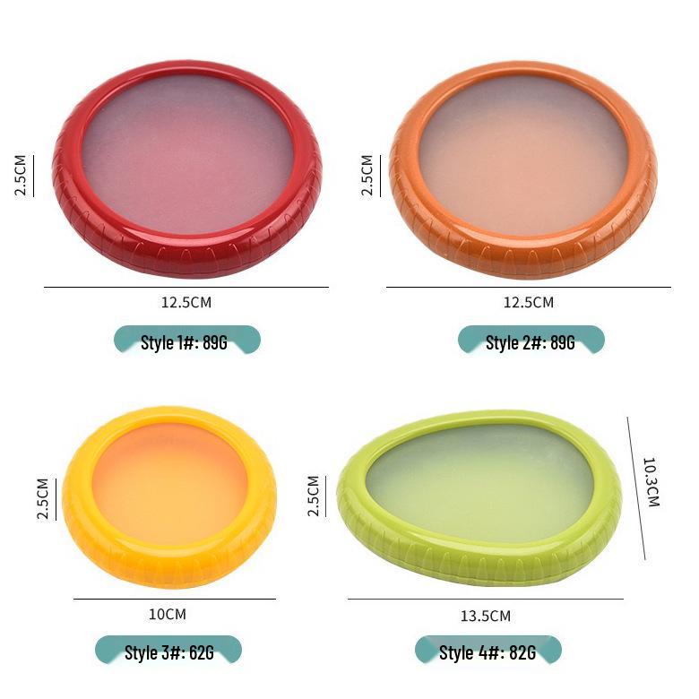 Silicone Film Seal Mini Fridge Storage Box for Avocado & Lemon