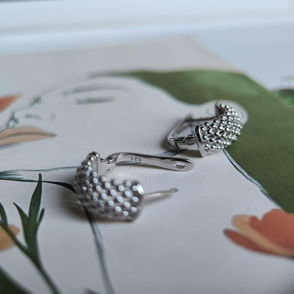 Silver Earrings Without Stones (2184119)