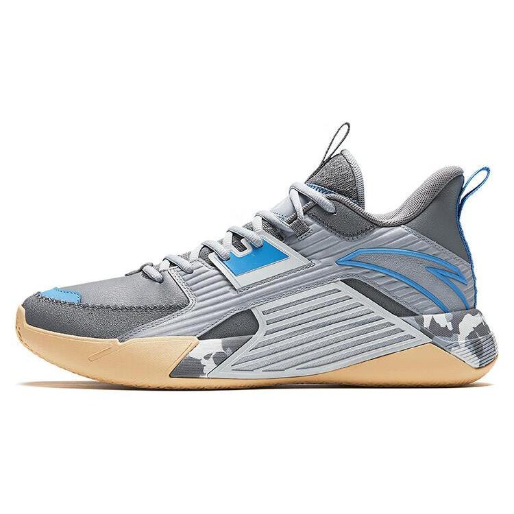 

Anta Speedy 3 Abrasion Resistant Mid top Basketball Shoes Men s Gray 112341604-4 44