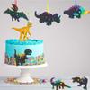 12Pcs Cartoon Dinosaur Scratch-Off Paintings Colorful Birthday Baby Shower Party Filler Prizes School Event Pinata Decoration