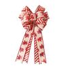 Christmas Double Wreath Bow Indoor Outdoor Christmas Tree Decor Bows Xmas Gift