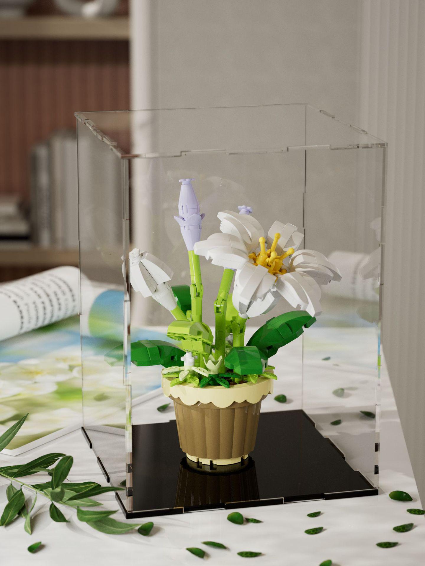 

Строительные блоки бессмертного цветка Чао Ле Чуан: Развивающая игрушка и декоративный букет в подарок