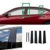 For Nissan Altima 2019-2024 Glossy Black PC Window BC Pillar Post Molding Trim