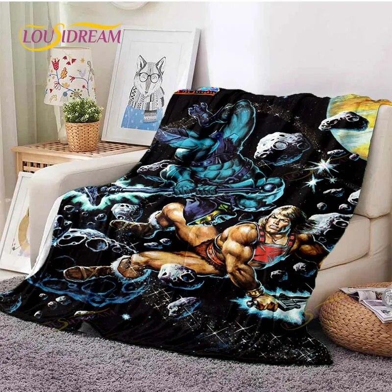 He-Man Masters Of The Universe Throws Blanket Sofa Blanket Adults and Children Blanket Blanket for Bed