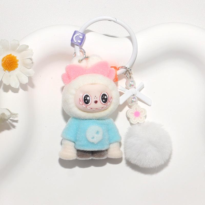 Doll Bag Couple Car Cherry Keychain Decorative Pendant Mobile Phone Chain