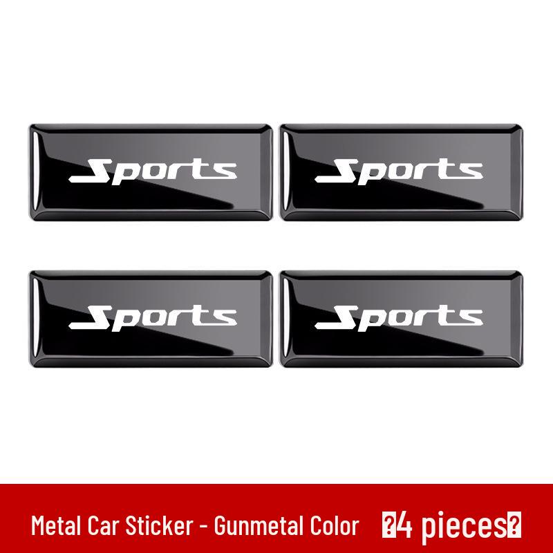 Suitable Sticker for Mengshi 917/M817/M800 Cars: Metal Car Emblem, Decorative Door Handle for Interior Modification.