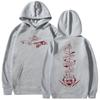 Anime Jojo Bizarre Adventure Hoodies Killer Queen Manga Graphic Hooded Sweatshirt Men Women Casual Long Sleeves Fleece Pullovers