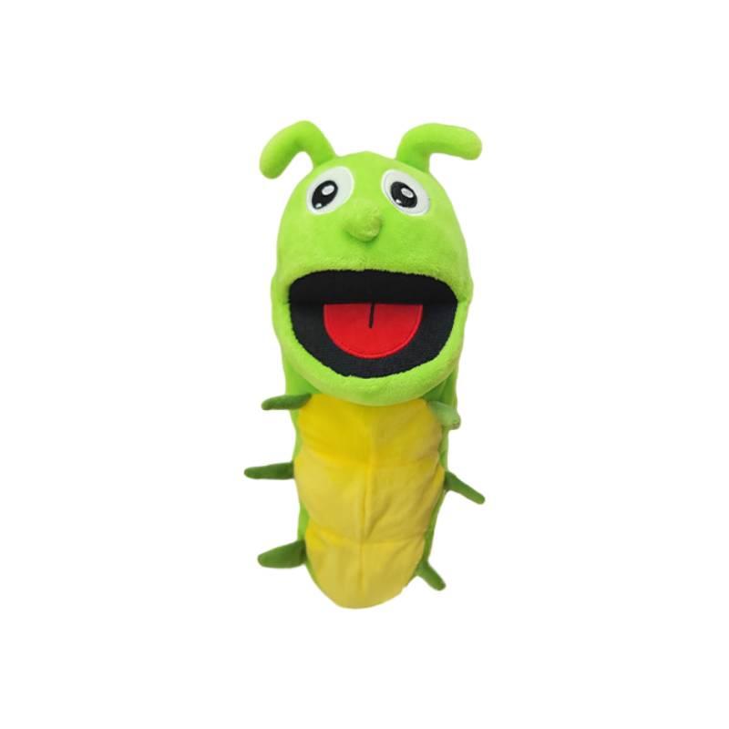 Insect Ventriloquist Puppet Plush Toy For Children's Storytelling Caterpillar Shape Soft And Huggable