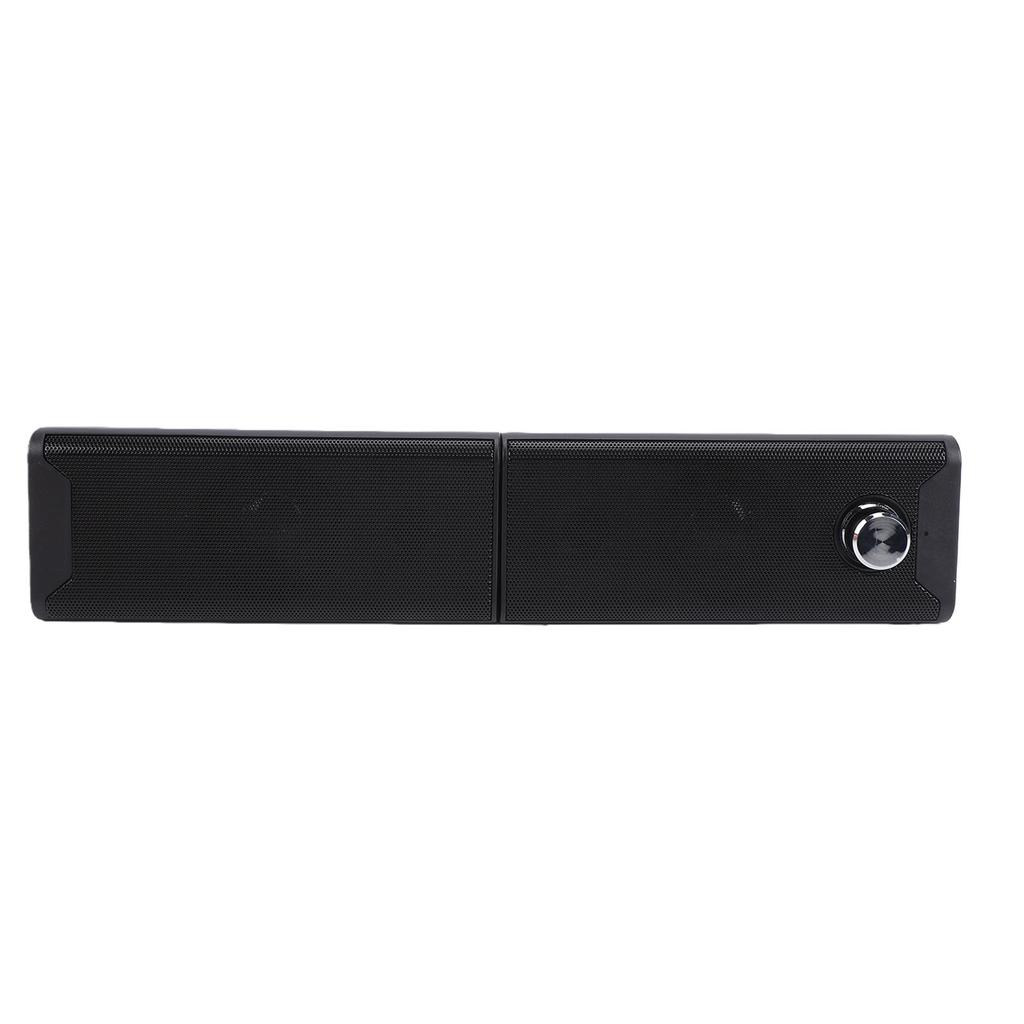 2 In 1 Computer Speaker with Volume Knob USB Plug and Play 35mm Sound Input Gaming Speakers for PC Laptop Desktop