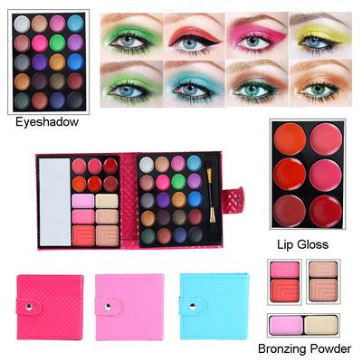 Make-up Lipgloss Langanhaltend 32 Farb-Lidschatten-Set