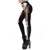 Skeleton 3D Printed Tight Pencil Pants 3D Print Skinny Pencil Pants