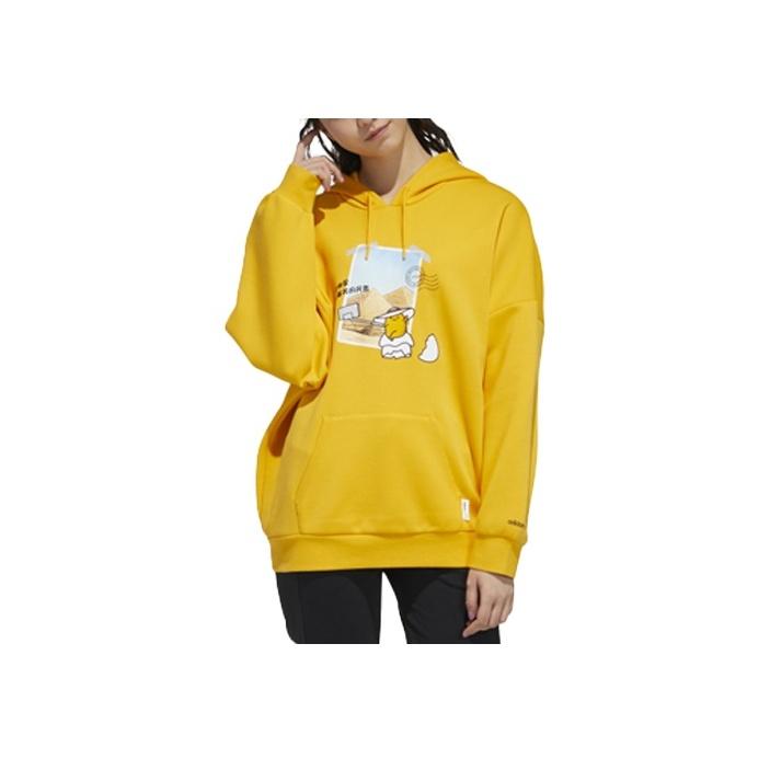 

Adidas Neo X Gudetama Толстовка с капюшоном с принтом Женские топы Желтый GU8167 XL
