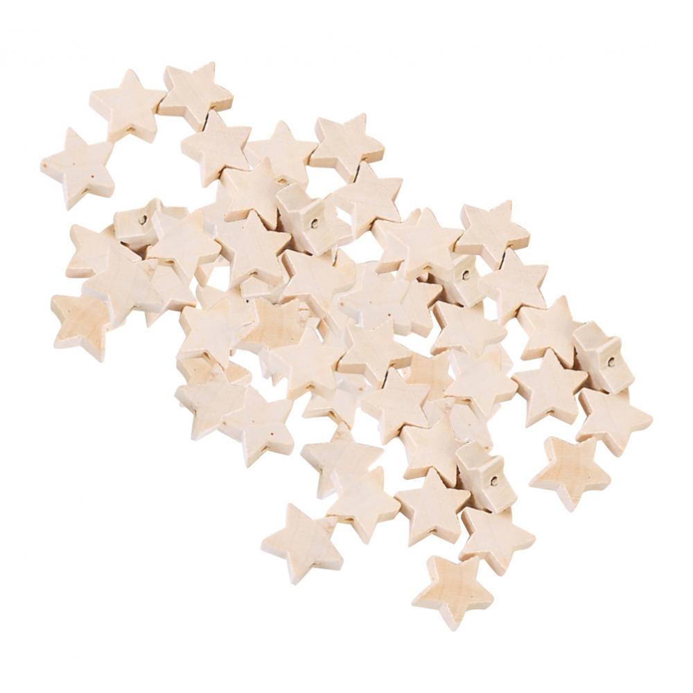 Blank Wooden Loose Jewelry Making Beads for DIY Bracelets Necklace Earring