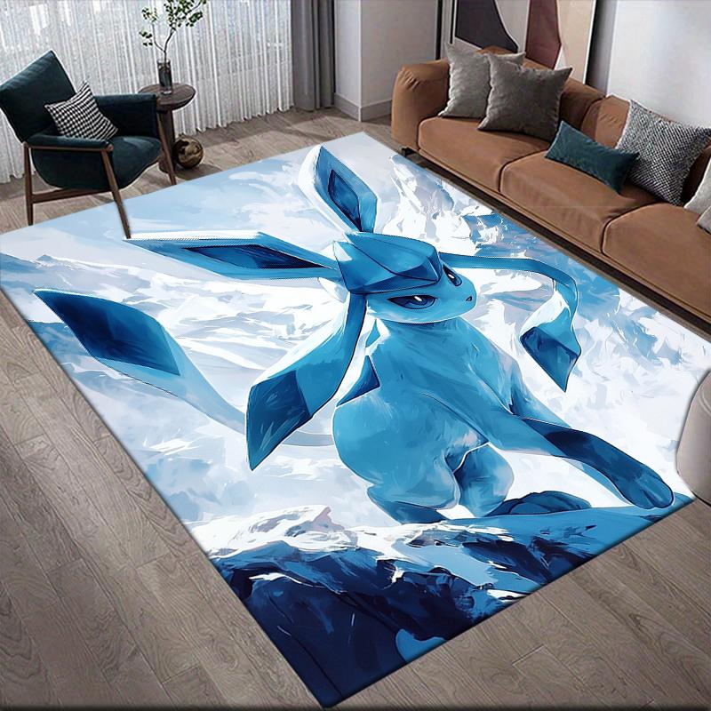 Eevee Square Area Rug, Non-Slip Floor Mat for Bedroom, Perfect Gift for Eevee Fans.chl