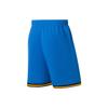 Li Ning Sports Basketball Series Logo Print Striped Round Neck Basketball Vest Shorts Set Men Basketball Set Beijing-Blue AATS003-8