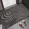 Modern Simple Bathroom Mat Water Absorbent Non-Slip Entrance Carpet Household Striped Living Room Entrance Diatomaceous Earth Durable Foot Mat