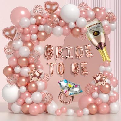 Bride To Be Rose Gold Bachelorette Party Decor Set Bridal Shower Bridal Party Decor