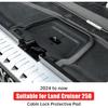 Cabin Latch Protective Pad for 2024-2025 Toyota Land Cruiser 250 & 1958 Prado LC250 Internal Foreign Object Prevention, Shock Absorption, and