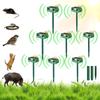 DODOGOD Animal Cat Animal Repellent New Highly Effective Pest Ultrasonic Solar Infrared 12m Detection Cat Bird Cat Pest Pest Dropping Bird IP65