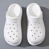 New fashion hole shoes women's platform outdoor wear EVA cool slippers men