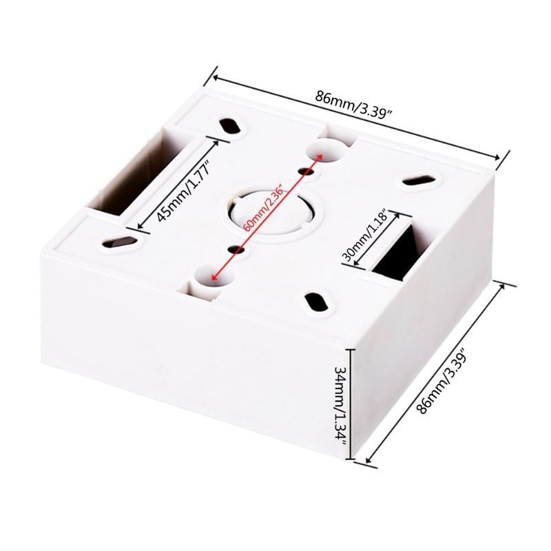 86X86 PVC Thickening Junction Box Wall Mount Cassette For Switch Socket Base Sw Top sale,New Year Gift