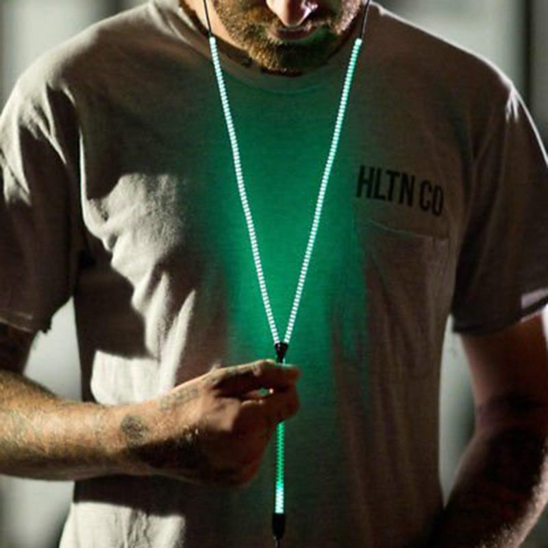 Generic Zipper Earphones With Microphone For Mobile Phones And Mp3 Devices