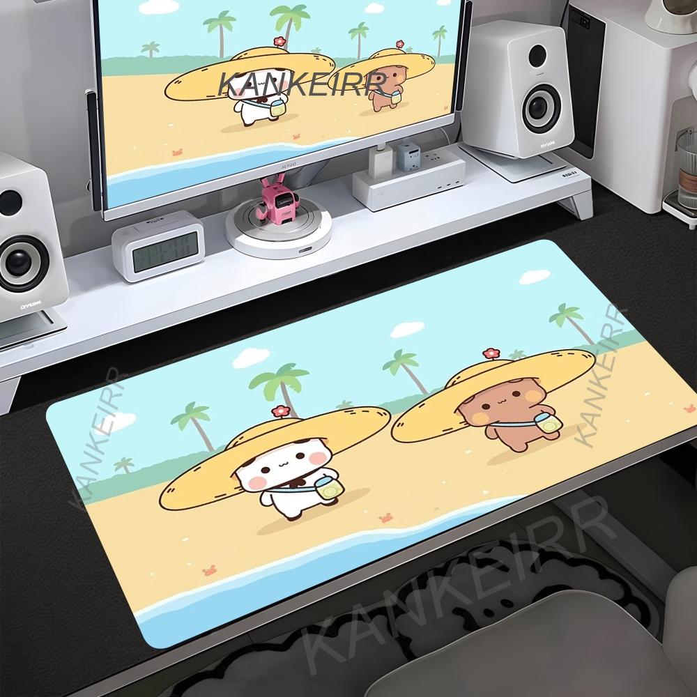 XXL Mauspads Anime Computer Tischmatte Bubu Dudu Gamer Schreibtischmatte PC Gaming Zubehör Mauspads Große Matten Büro Mauspads Setup