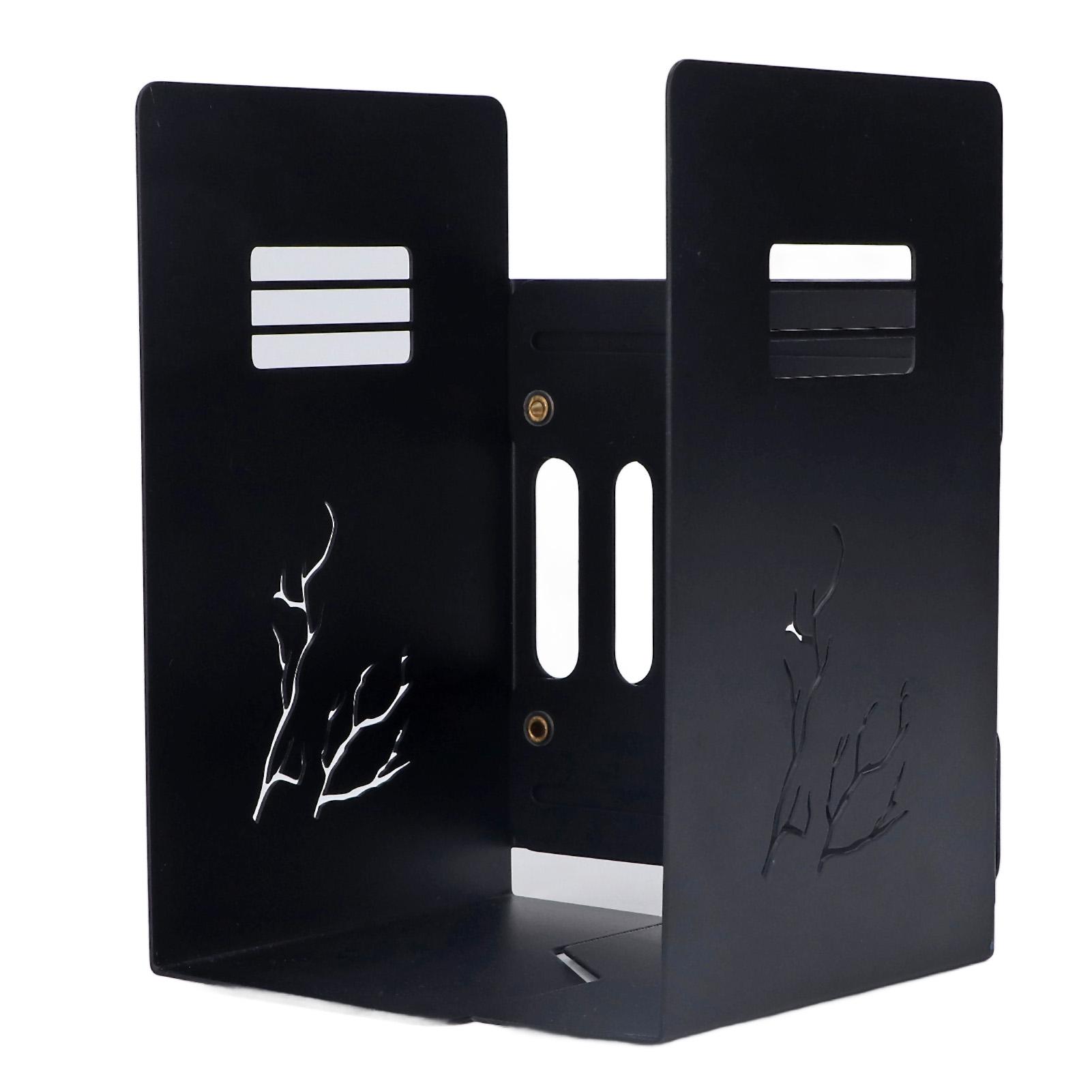 

4 шт. Подставка для книг Тонкая выдвижная металлическая настольная подставка для книг Папка для хранения книг Подставка для книг темно-коричневого