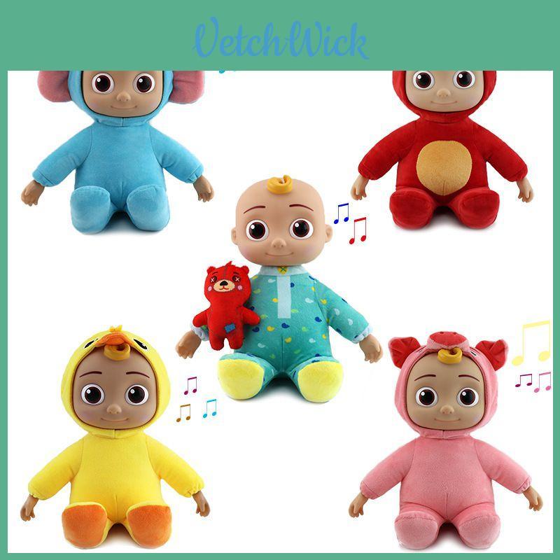 Cocomelon Singing Jojo Cross Dressing Musical Plush Toy