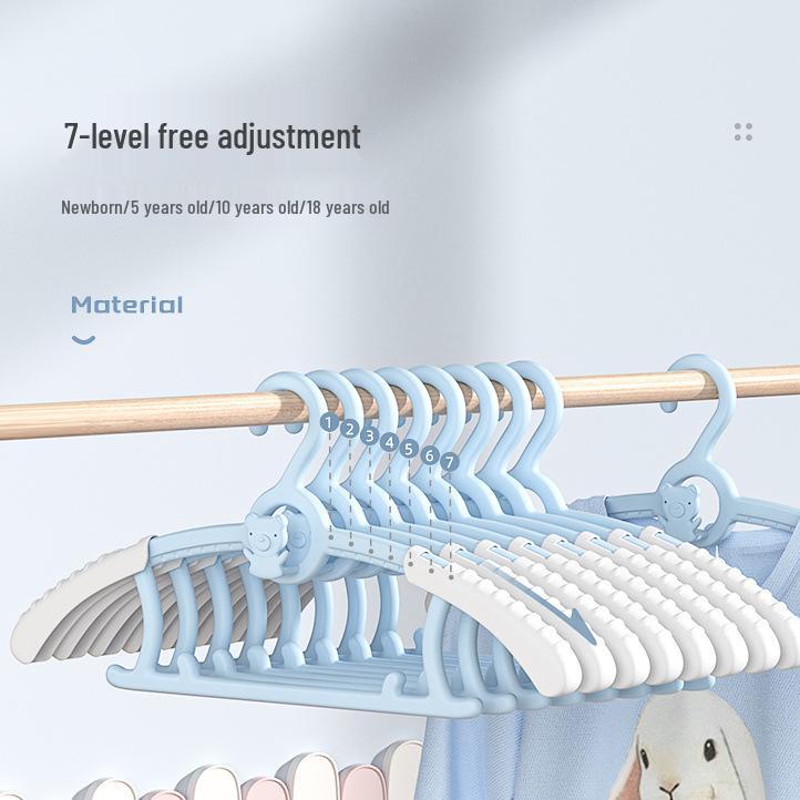 Retractable Baby & Kids Clothes Hangers – Drying Rack for Infants, Toddlers & Newborns.